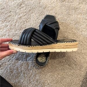 Vince Camuto Black  Slide Sandals